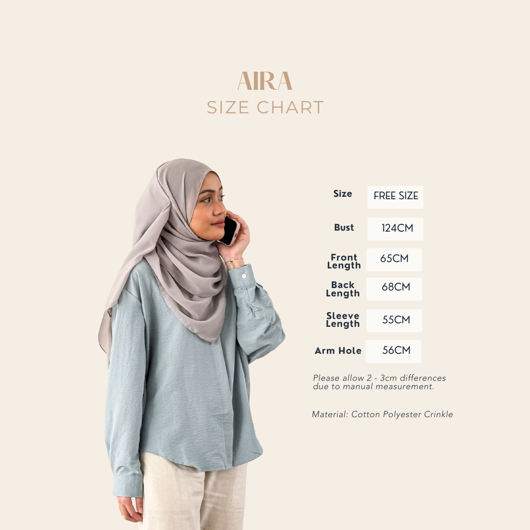 AIRA Shirt in Midnight Blue