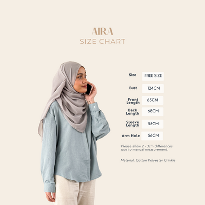 AIRA Shirt in Seashell