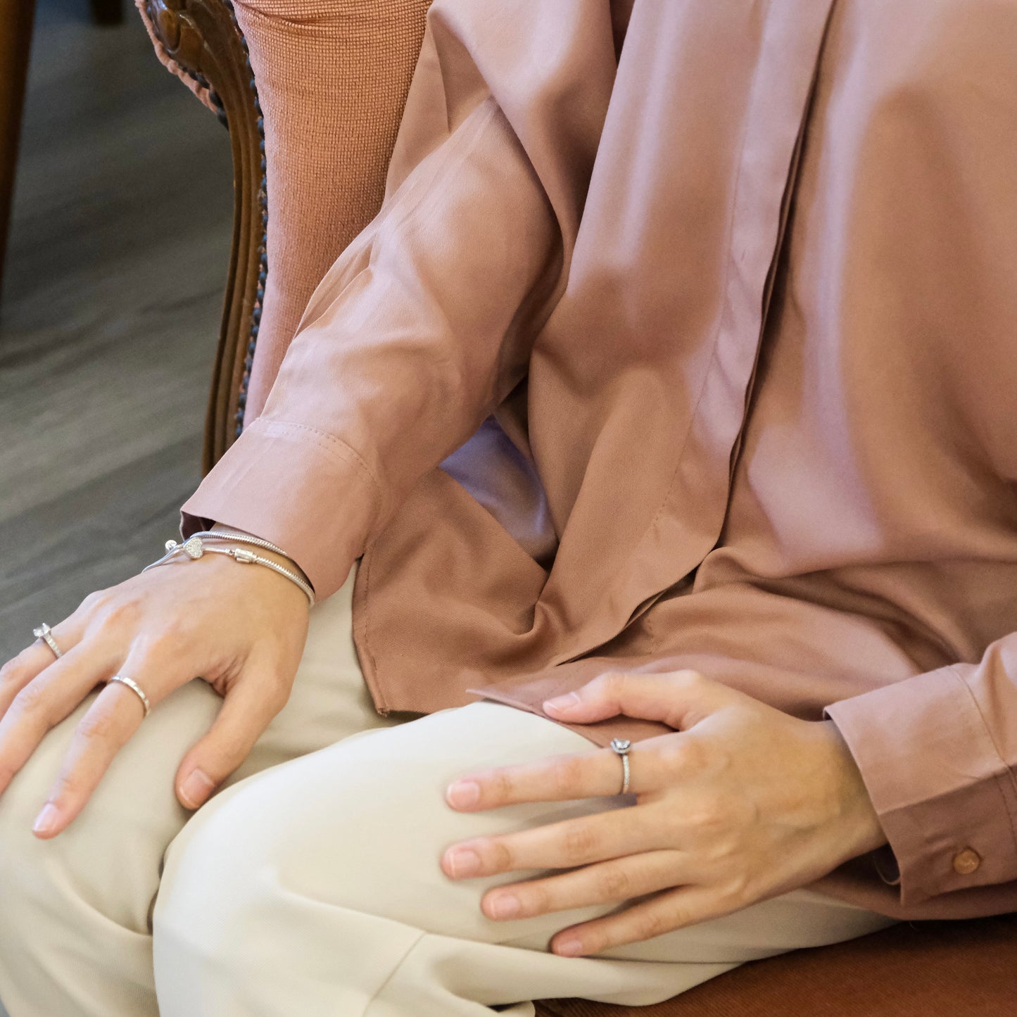 EVA Shirt in Dusty Rose