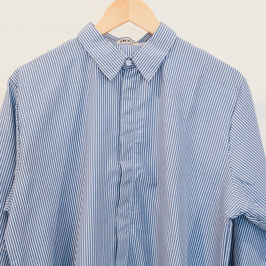 Claire Striped Shirt in Blueberry