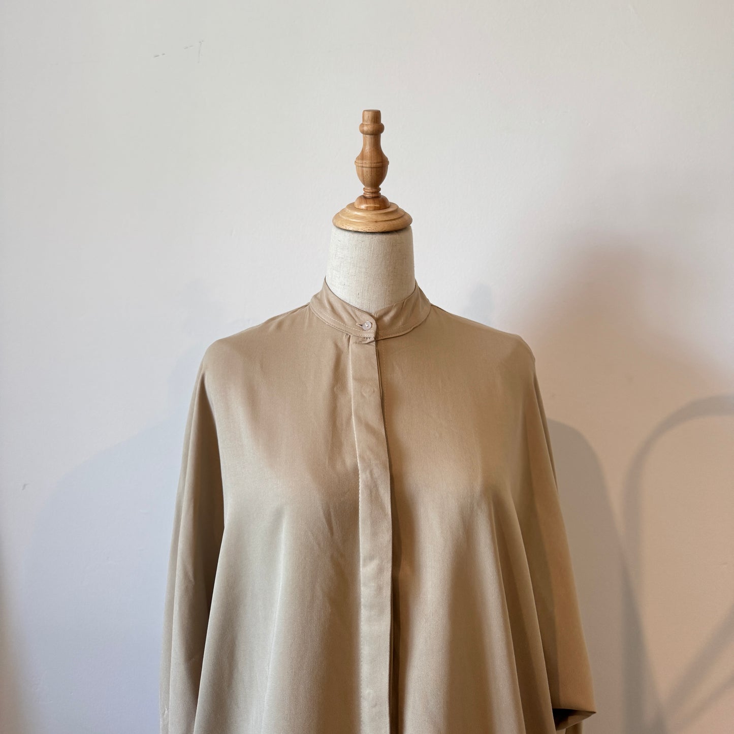 ILIA Flowy Shirt in Golden Taupe